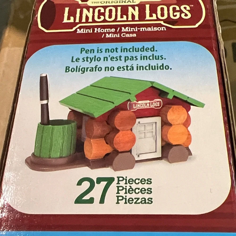 Lincoln Logs Mini Home Building Set - 27 Pieces